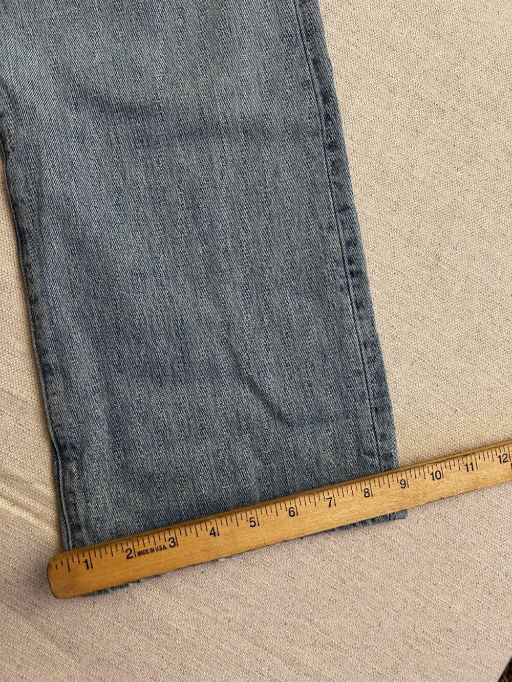 Levi’s 501 XX Jeans Men’s 36x32 Light Wash Distressed Straight Leg Button Fly